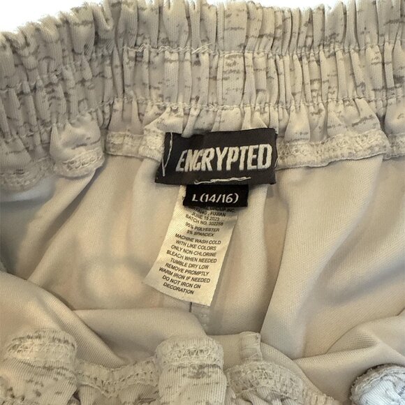 Encrypted Boys L (14/16} Gray Jogger with Zipper Pockets - Picture 7 of 7